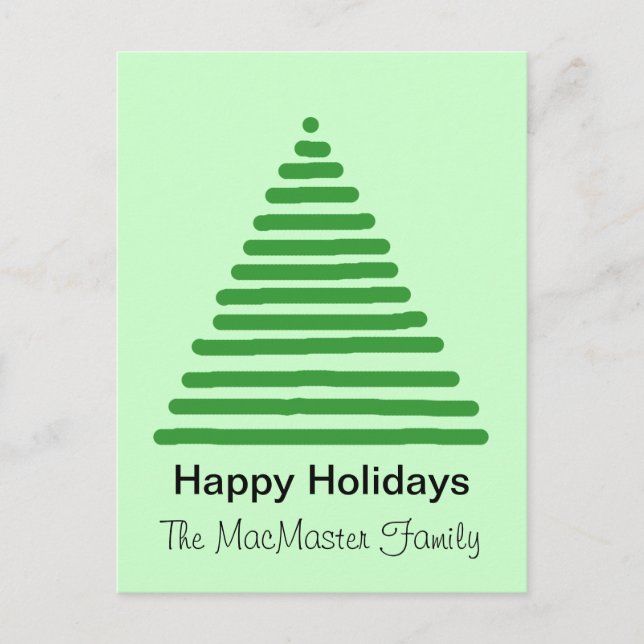 Postkarte - Weihnachtsbaum (Vorderseite)