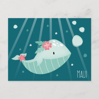 Postkarte "Whale Maui"
