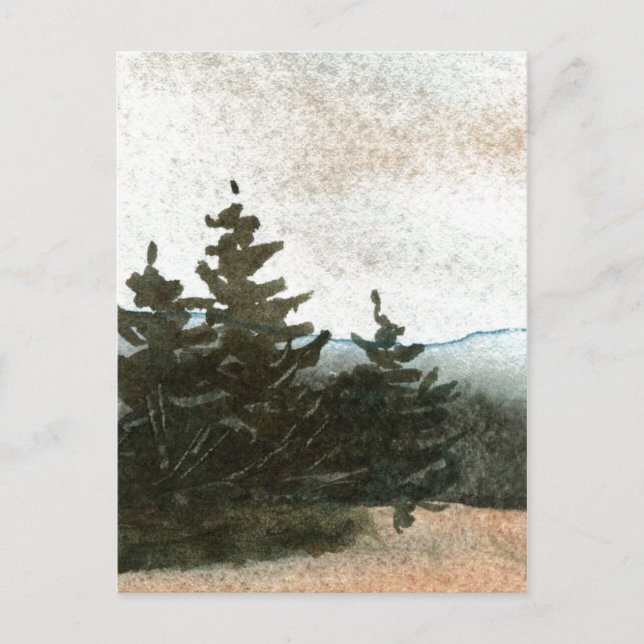 Postkarte "Wiesenkiefern" (Vorderseite)