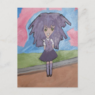 Postkarte "Wild Lila"