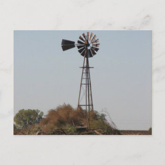 Postkarte - Windmühle Kansas