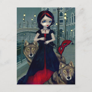 Postkarte "Wölfe von Venedig"