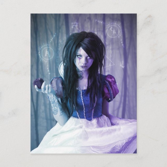 Postkarte "Zauberweiße" (Vorderseite)