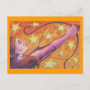 Postkarte Zodiac Sagittarius