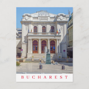 Postkarte zum Bukarester Theater