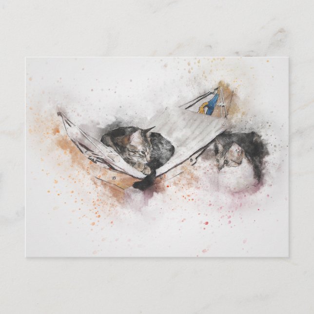 Postkarte zum Entspannen (Vorderseite)