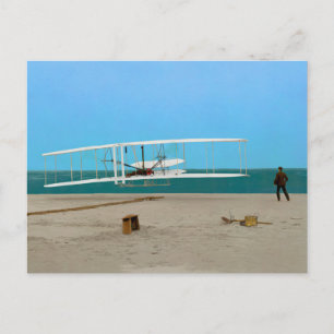 Postkarte zum ersten Flug