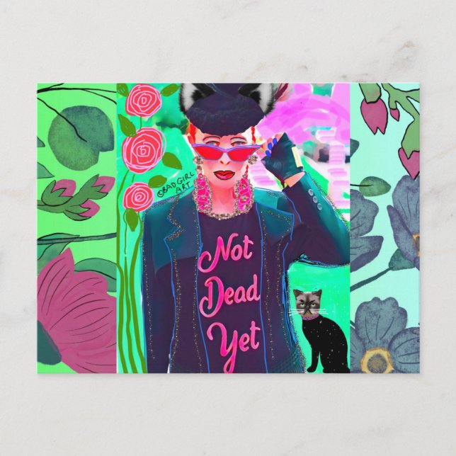 Postkarte zum Geburtstag (Vorderseite)