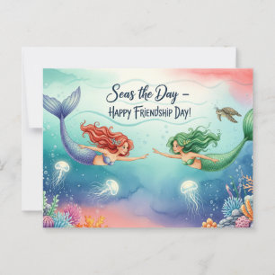 Postkarte zum Internationalen Freundschaftstag