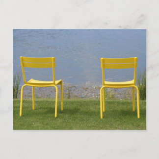 Postkarte: Zwei Stühle Postkarte