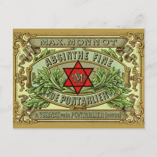Postkarten Absinthe Monnot (Vorderseite)