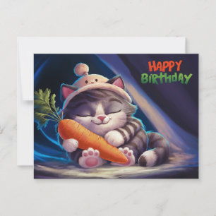 Postkarten Alles Gute zum Geburtstag Petit Chat 07