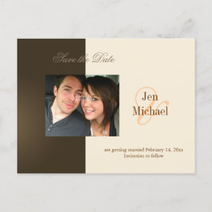 Postkarten aus Save the Date Foto,