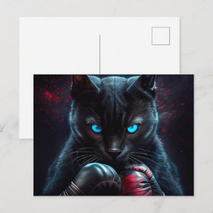 Postkarten Black Cat