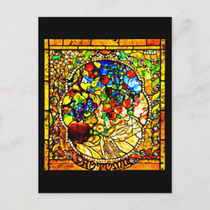 Postkarten-Buntglas-Louis Tiffany 12 Postkarte