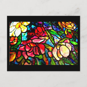 Postkarten-Buntglas-Louis Tiffany 18 Postkarte