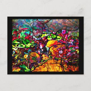 Postkarten-Buntglas-Louis Tiffany 6 Postkarte