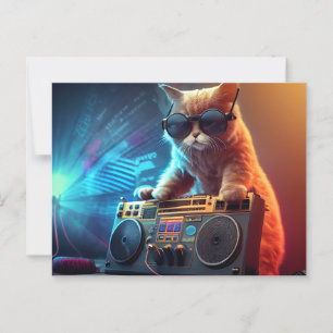 Postkarten Cat Funny