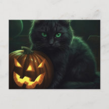 Postkarten Cat Halloween