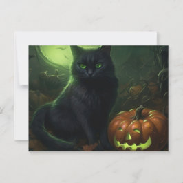Postkarten Cat Halloween
