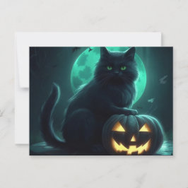 Postkarten Cat Halloween