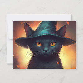 Postkarten Cat Halloween