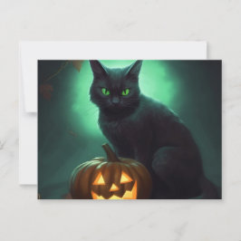 Postkarten Cat Halloween