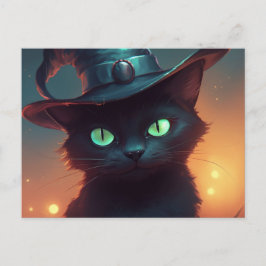 Postkarten Cat Halloween