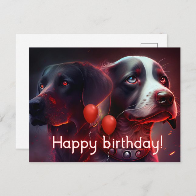 Postkarten Dog (Vorne/Hinten)