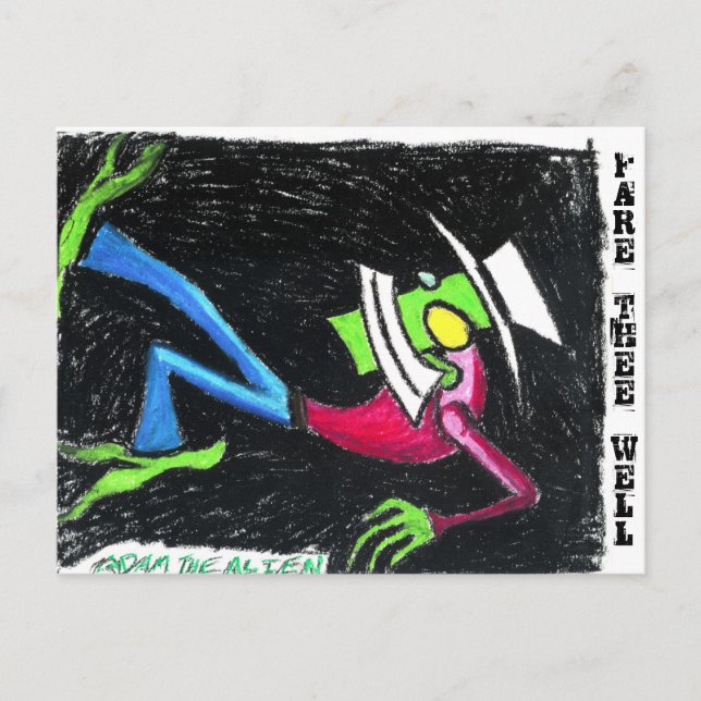 Postkarten "Fare the Well" (Vorderseite)