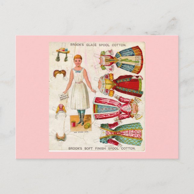 Postkarten für Papierpuppen (Vorderseite)