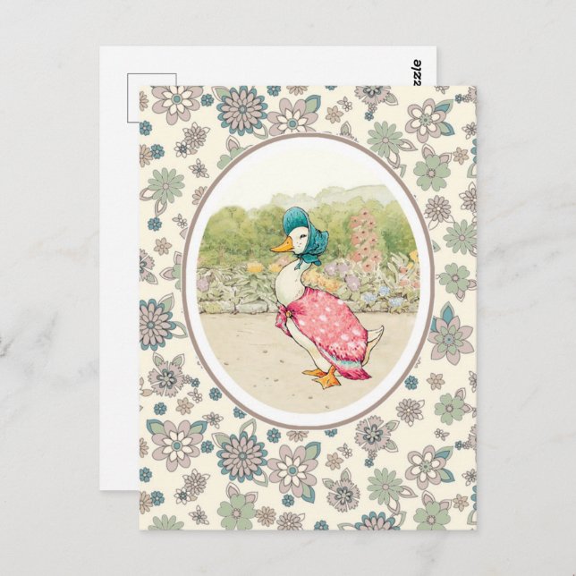 Postkarten für Vintage Enten (Vorne/Hinten)