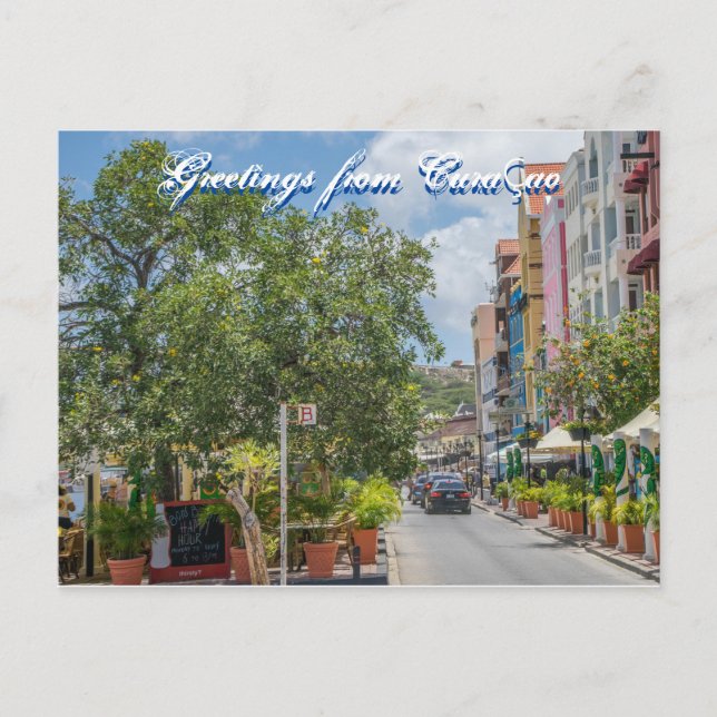 Postkarten-Grüße aus Curacao Postkarte (Vorderseite)