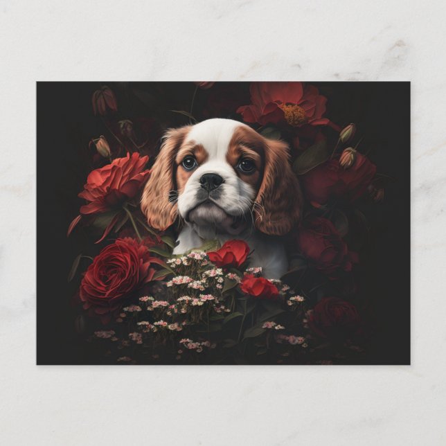 Postkarten Hund Fleur (Vorderseite)