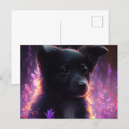 Postkarten Hund Mauve