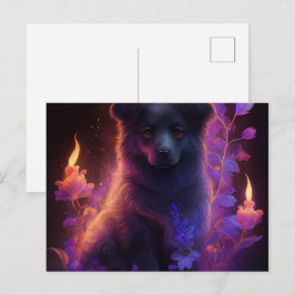 Postkarten Hund Mauve