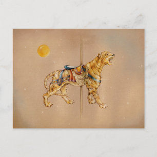 Postkarten - Karussell-Tiger