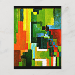 Postkarten-Klassiker/Retro Art-August Macke 22 Postkarte