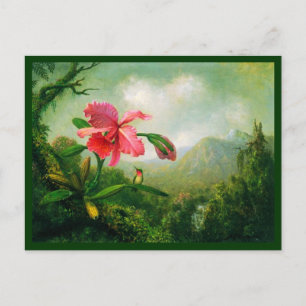 Postkarten-Klassiker/Retro-Martin Johnson Heade 7 Postkarte
