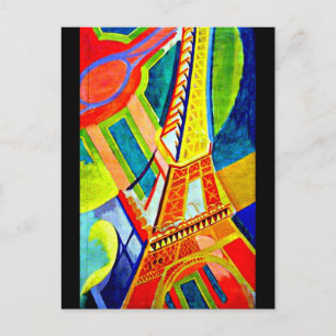 Postkarten-Klassiker/Retro-Robert Delaunay 16 Postkarte