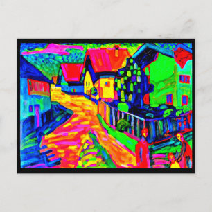 Postkarten-Klassiker/Retro-Wassily Kandinsky 28 Postkarte