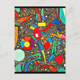 Postkarten-Klassiker/Retro-Wassily Kandinsky 37 Postkarte
