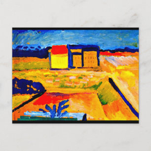 Postkarten-Klassiker/Vintage Art-August Macke 3 Postkarte
