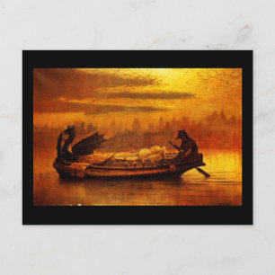 Postkarten-Klassiker/Vintage-Grimshaw 5 Postkarte