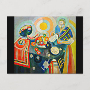 Postkarten-Klassiker/Vintage-Robert Delaunay 4 Postkarte