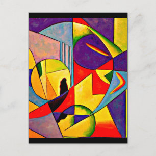 Postkarten-Klassiker/Vintage-Wassily Kandinsky 26 Postkarte