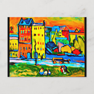 Postkarten-Klassiker/Vintage-Wassily Kandinsky 2 Postkarte