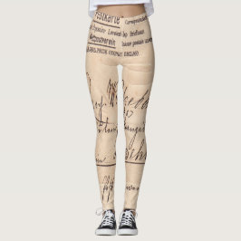 Postkarten-Leggings Leggings