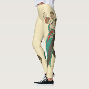 Postkarten-Leggings Leggings