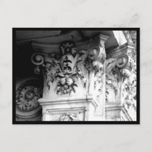 Postkarten-Liebe Art House-Architektur im Vintage- Postkarte